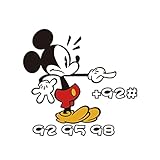 [GREDINO] ステッカー ミッキーマウス 防水 シール 車のステッカー ミッキー スーツケース ノートパソコン バイク ヘルメット など適用