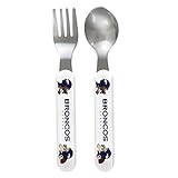 Baby Fanatic Fork and Spoon Set, Denver Broncos by Baby Fanatic