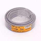 愛知電線 VVF ケーブル3芯 2.0mm 5m 灰色 VVF3×2.0M05