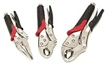 Performance Tool W30713 3 Piece Dual Cushion Locking Plier Set [並行輸入品]