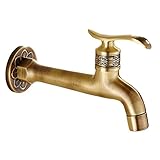 真鍮アンティーク蛇口モッププールの蛇口ウォール蛇口キッチン/ガーデンを長く