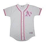 オークAthletics Girls Athletic Dri - Fit Glitter野球ジャージー ホワイト