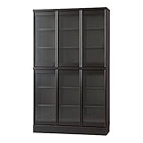 小島工芸 書棚 ウェンジ サイズ:W1203×D400×H2003mm 開戸タイプ BB-120H 2151809