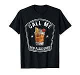 ヴィンテージ　「私のことはオールドファッションと呼んでください。」ウィスキー　面白いＴシャツ Tシャツ