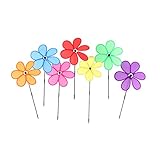 B Baosity 7色セット　風車　屋外遊具　キッズ　玩具　アウトドア 芝生 ガーデンオーナメント