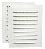 Duraflo 620812COMB Combined Gable Vent, 8-Inch X 12-Inch by Duraflo