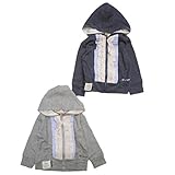 子供服　ベビー　　ふりふりパーカー 90 ネイビー