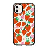 CASETiFY (ケースティファイ) インパクトケース iPhone 11用 - ストロベリー - クリアブラック