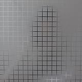 Generic 1Pc 50*90Cm Grid Frosted Privacy Self Adhesive Glass Film Window Stickers For Office Cafe Ho