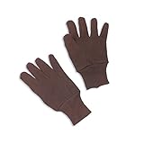 ERB Safety 14430 Cotton Gloves, One Size, Brown Jersey by ERB