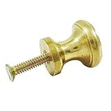 ゴールドユニークなキャビネットノブ真鍮引き出しプルラウンドシェイプIndianノブ1 Piece ゴールド CDN1624A