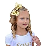 Domybestベビーヘアクリップ ヘアピン 子供　リボン キラキラ 蝶結び ベビーヘアアクセサリー 女の子 クリップ 前髪クリップ 髪留め 髪飾り こども 子供 キッズ お宮参り 誕生日 100日記