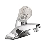 Aqualife非金属水保存シングルアクリルハンドルバスルーム蛇口 – クローム仕上げ