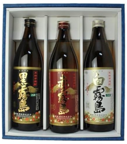Amazon.co.jp: セット 芋焼酎 黒霧島&赤霧島 900ml 2本 セット(各1本 黒霧島720ml 9本＋赤霧島720ml 1本 セット