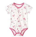 女の子サマーボディスーツ、新生児用ワンピース、半袖ボディスーツ