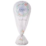 PURE-O 扇風機カバー すっぽり 収納袋 洗える 防水加工 ファスナー式 おしゃれ 北欧風 サイズ選べる（花輪 大）