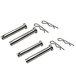 [AW-Net] ステンレス スナップピン 丸頭ピン Rピン 8x50mm 4本入り