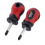 uxcell　クロスドライバー　プラスドライバー　プラスチックグリップ　6mmチップダイヤ　2個