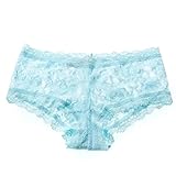(ハンキーパンキー)Hanky panky シグネチャーレースボーイショーツ ボーイレングス 4812P celeste XS Size [並行輸入品]