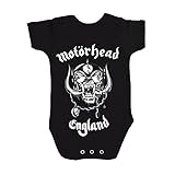 Motorhead モーターヘッド England イングランド 公式 子ども用 ブラック 黒 (2~3歳児)