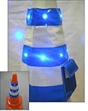LED点滅カラーコーン用カバー 青色