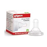 Pigeon Silicone Nipple Classic Size S M L (L) by Pigeon [並行輸入品]