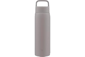 象印 水筒 ステンレスマグ 大容量 1.0L 【運動におすすめ】 ハンドル スクリュー 食洗機対応 シームレスせん お手入れ点数2点 ミネラルグレー SU-DA100-HM | SU-DA100-HM