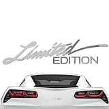 限定版車のステッカー - オートリアサイドデカール,車のステッカークリエイティブボディステッカーオートバイステッカー金属ステッカーハンドフラワーカーアクセサリー車のトランクリアエンブレムバッジデカールステッカー、車のエンブレムメタルデカール、スケートボード、オートバイ、冷蔵庫用