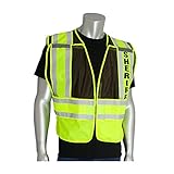 This Product is ANSI 207 Public Safety Vests - Brown Sheriff LOGO^Provides greater safety^The produc