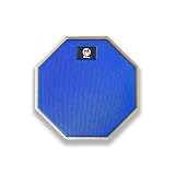K.インテリア ドラムパッド トレーニングパッド 初心者 練習用 打楽器 太鼓 (ブルー)