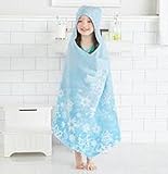 Frozen Elsaフード付きバスラップfor水泳プール、風呂、またはビーチ