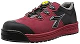 [ディアドラユーティリティ] DIADORA UTILITY 作業靴 モッキングジェイ MJ322(レッド&ブラック&ブラック/27)