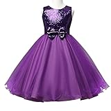 子供ドレス 女の子 発表会 花嫁介添人 結婚式　子供服　演出衣装　スパンコール　ワンピース　大きいリボン　スパンコール　切り替え　チュールスカート　キラキラ　ダンス　スデージ服装　目に立つ　3カラー選