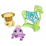 Littlest Pet Shop Pet Pairs Figures Dog & Spider [並行輸入品]