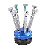 Hanchen CP-83 眼鏡工具セット ツールキット ねじ回し7本組み ボルトドライバー スクリュードライバー メガネ加工修理工具 光学レンズハンド 多機能 眼鏡屋用