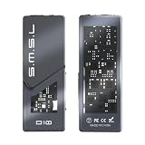 【VGP 2025 受賞】S.M.S.L D10 ポータブルヘッドホンアンプ ハイレゾ対応 / 「CS43131」x2搭載 / 4.4ｍｍバランス・3.5ｍｍアンバランス出力端子付き HIFI 高性能 ポータブル オーディオ USB DAC【S.M.S.L公式正規品】(グレー)
