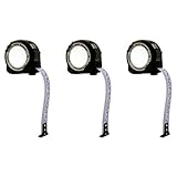 Fastcap PMMR-FLAT16 Flatback 16' ProCarpenter Metric Measuring Tape, 3-Pack by Fastcap