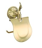 PVD 、金めっきが施された黄銅製のバスルーム、トイレペーパーホルダーティッシュバーハンガーロールバー