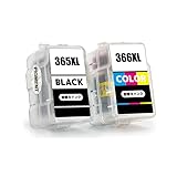 キャノン用 BC-365 BC-366 ブラック＋カラーセット プリンターインク 互換 詰め替えインク 互換インクカートリッジ BC365 BC366 BC-365XL BC-366XL CANON対応 対応プリンター PIXUS TS3530 互換インク BC365BK BC366CL BC-365BK BC-366CL
