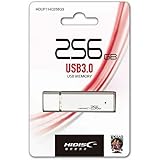 HIDISC USB 3.0 フラッシュドライブ 256GB シルバー キャップ式[M便1/2]