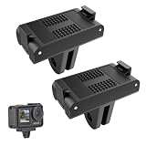 Wowjimi DJI OSMO Action 3/4/5 PRO用 磁気マウント 2枚セット クイックリリース式アダプター アクションカメラアクセサリー 磁気アダプターマウント 脱落防止