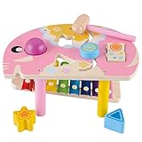 象 知育玩具　木製　8音階 リズム楽器 打楽器 知育玩具 ３in 1立体パズル　ビーズコースター ルーピング 図形認知　おもちゃ 子育て 子供 キッズ 赤ちゃん ベビー【 子ども お祝い プレゼントに