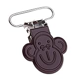 Pumpumly おしゃぶりクリップ　おしゃぶり クリップ DIY おしゃぶりホルダー 噛がため　赤ちゃんのおもちゃ　猿面　４ｃｍ　5個セット