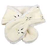 【ノーブランド品】ベビー・キッズ ネックウォーマー ラビット うさぎ アイボリー