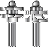 MLCS Matched Rail and Stile Router Bit 2-Bit Set--Round Over Profile by MLCS