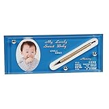 赤ちゃん筆【光文堂】 クリスタルメモリー ブルー/お仕立券