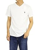 (ポロ ラルフローレン) POLO Ralph Lauren メンズ 無地 Vネック Tシャツ ワンポイント0107191 [並行輸入品]