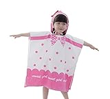 Tortor 1bacha(JP) バスローブ　子供　お風呂　プルー　　キッズ　触り心地も着心地も抜群　贈り物　癒される　ベビー服　赤ちゃん　カジュアル　可愛い　 (ピンク)