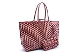 丈夫軽量レディーストートバッグ ゴヤール　GOYARD　　多色選べる (ワインレッド)