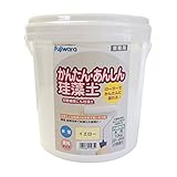 フジワラ化学 業務用 内装調湿性仕上塗材 かんたん・あんしん珪藻土 10kg イエロー